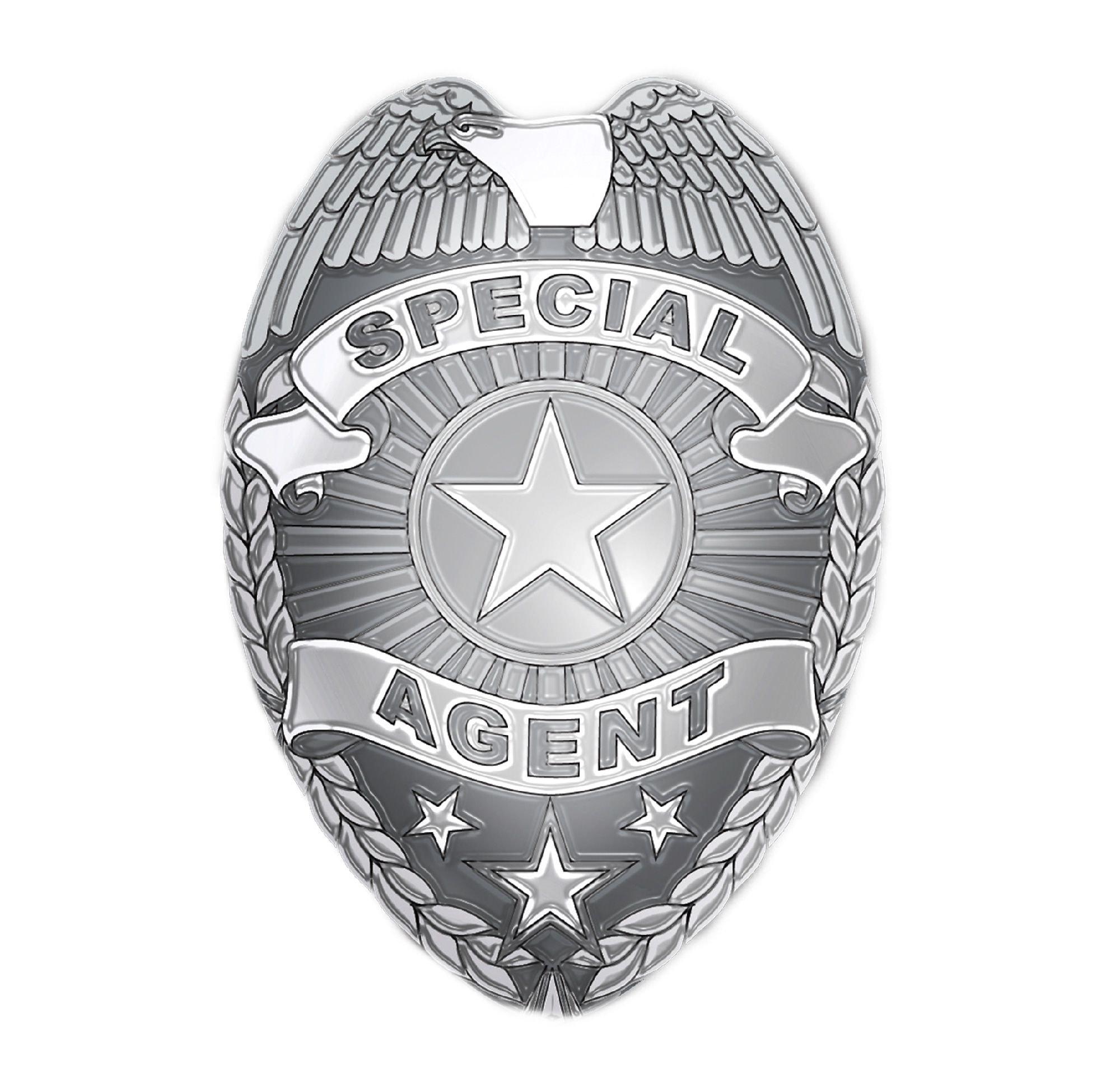 Special Agent Badge - Silver