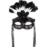 After Dark Feather Masquerade Mask