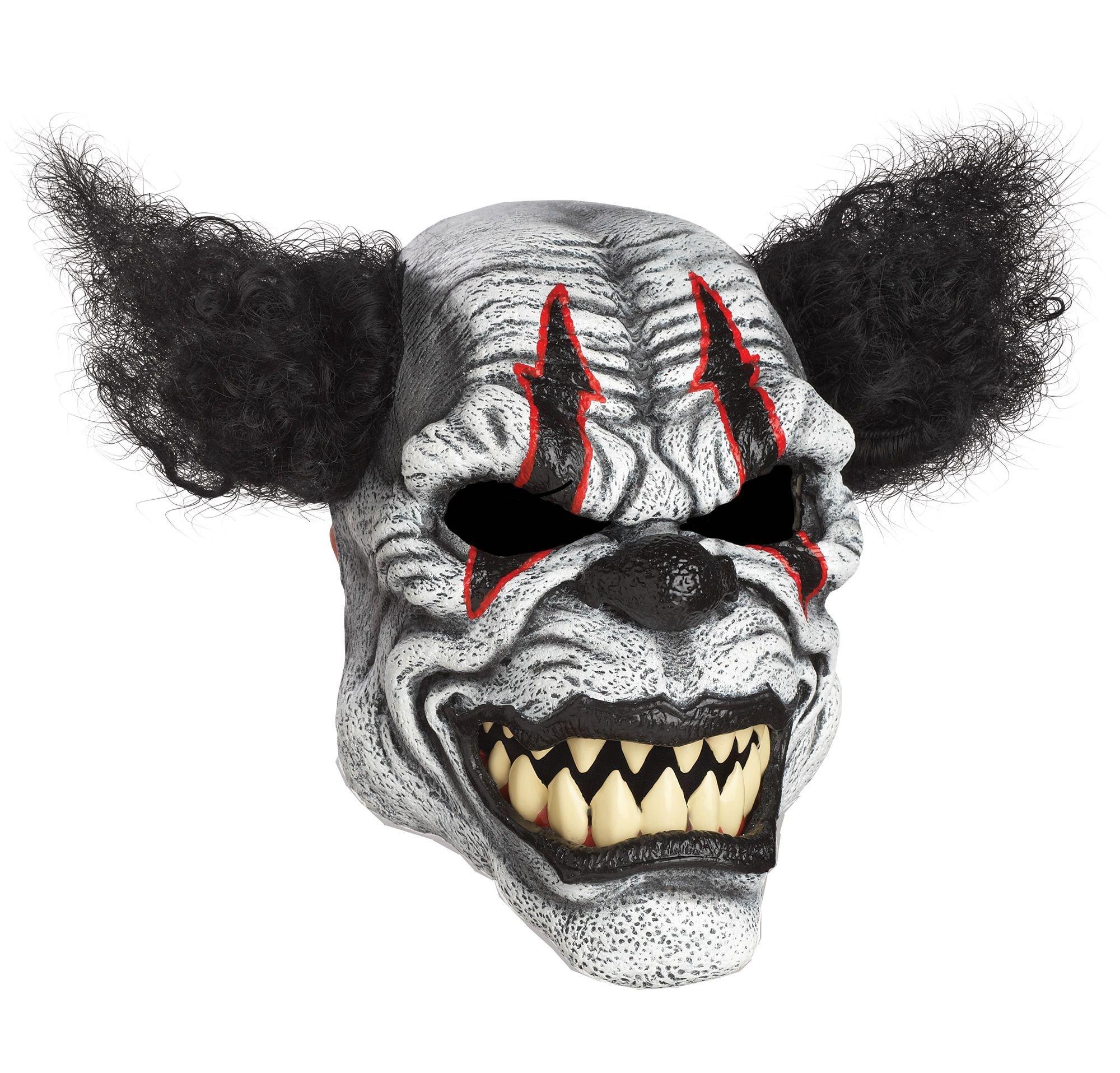 evil jester mask drawing
