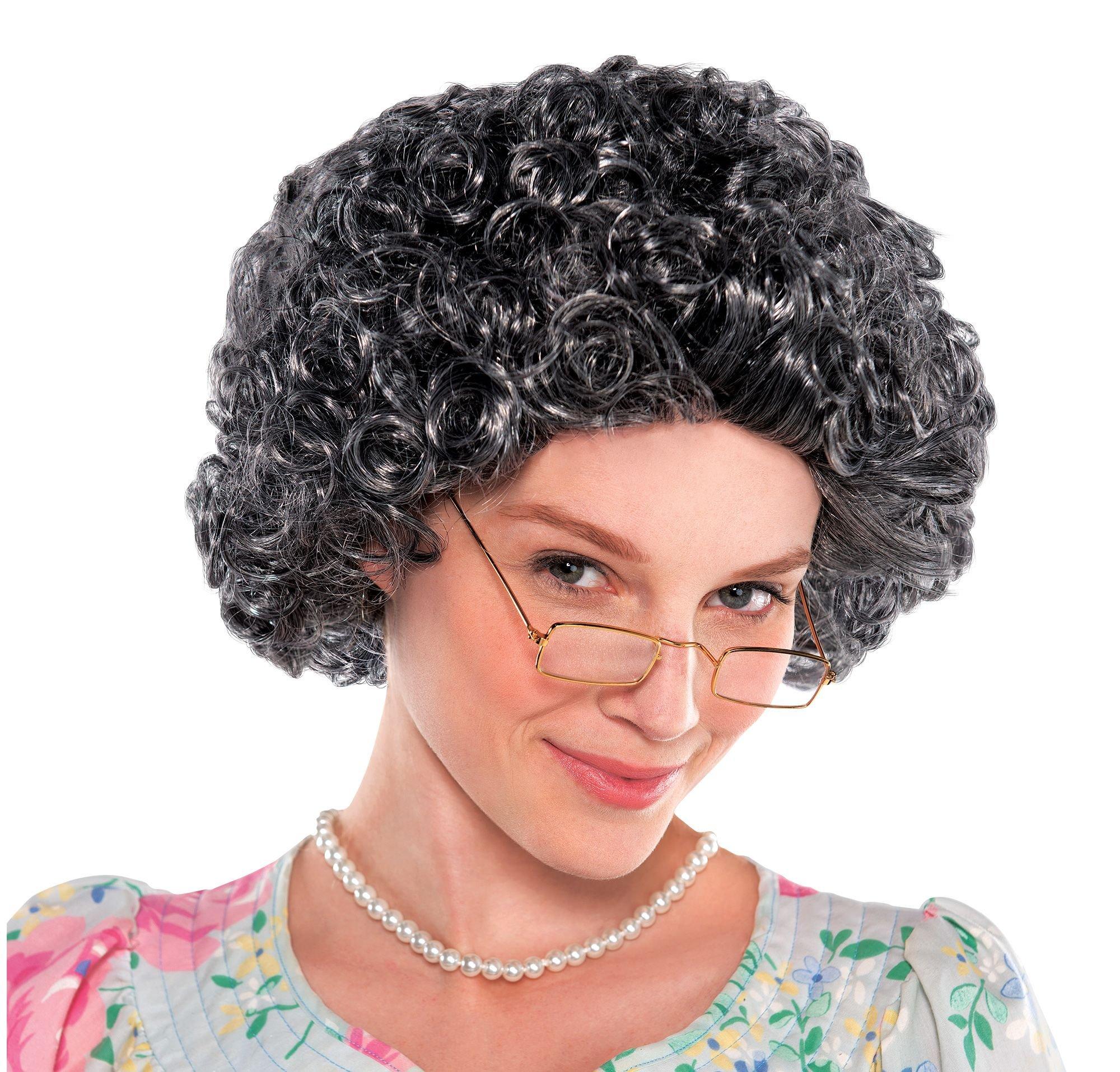 Funny 2025 grandma wigs