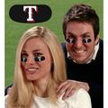 Texas Rangers Eye Black Stickers 6ct