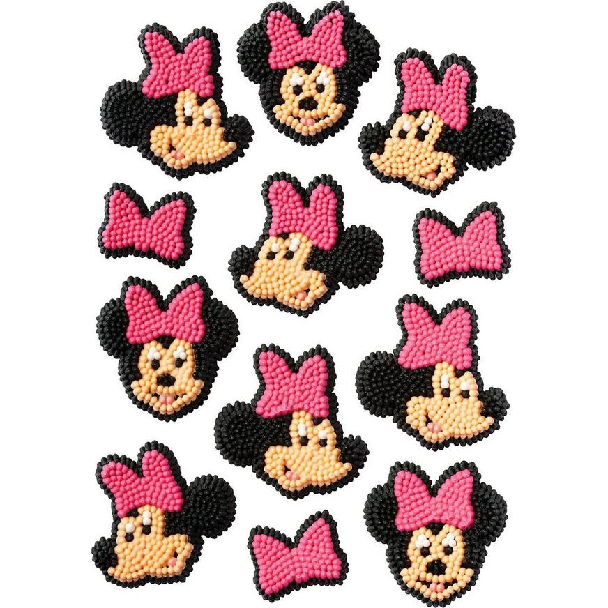 Wilton Minnie Mouse Icing Decorations 12ct