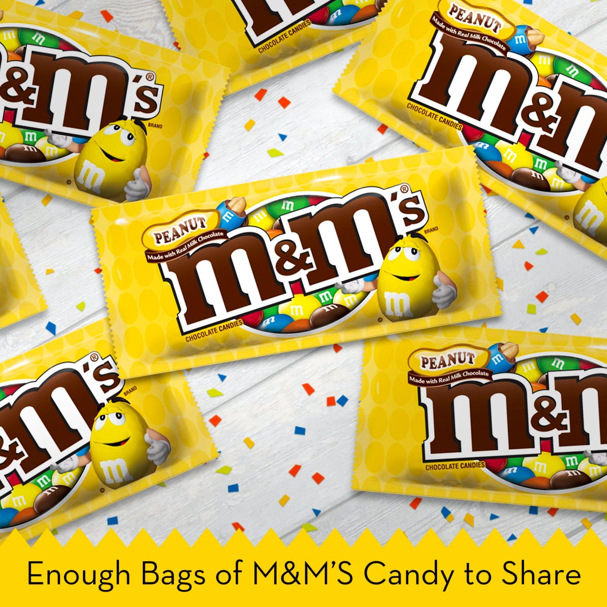 M&M's Peanut Large Bag Chocolate Candies