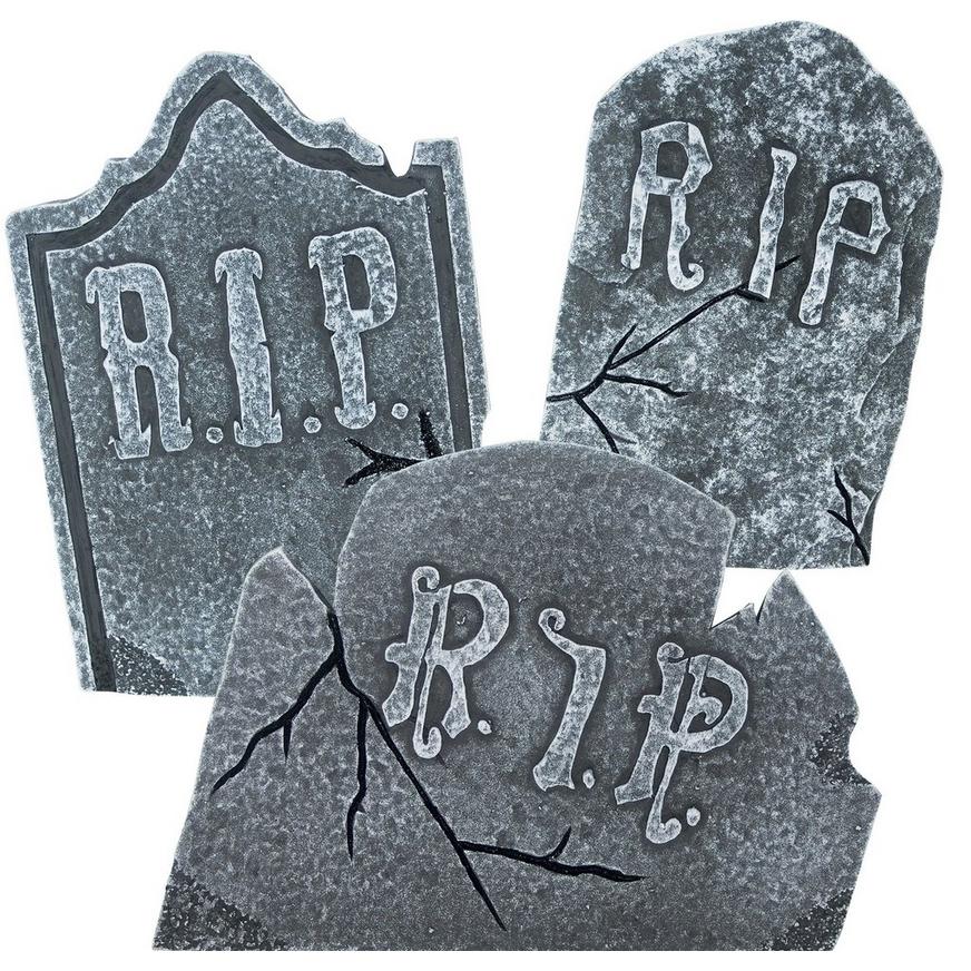 RIP Tombstones 3ct