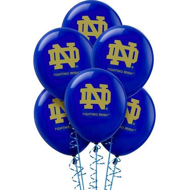 10ct, Notre Dame Fighting Irish Balloons