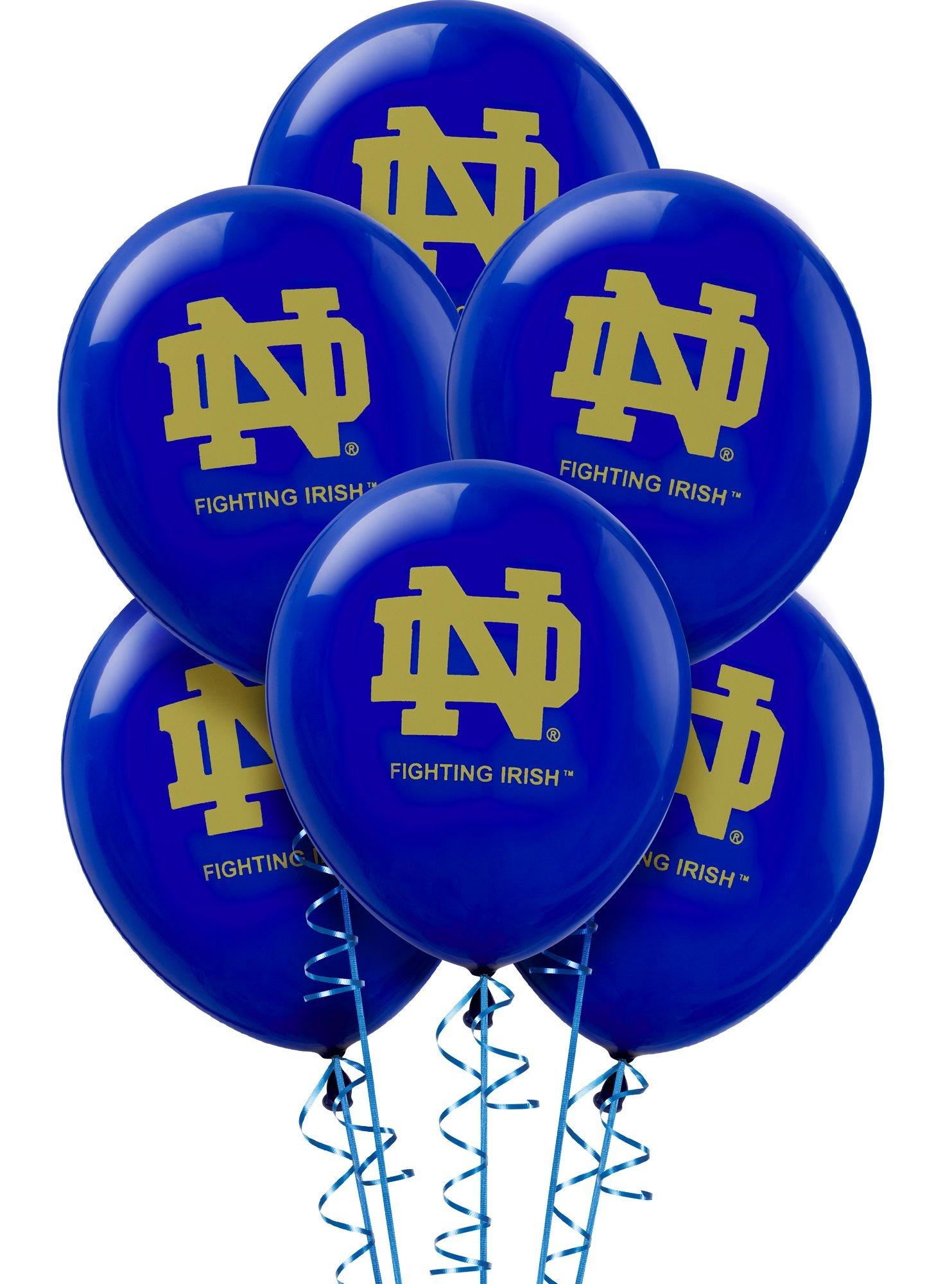 10ct, Notre Dame Fighting Irish Balloons