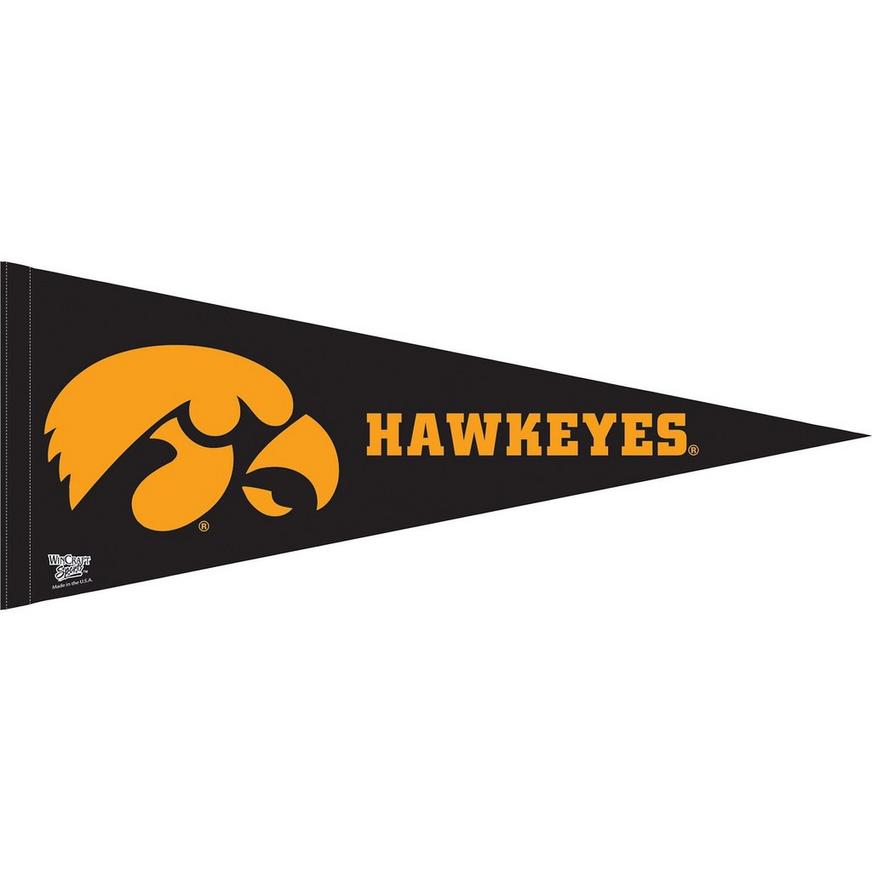 Iowa Hawkeyes Pennant Flag