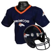 Child Denver Broncos Helmet & Jersey Set