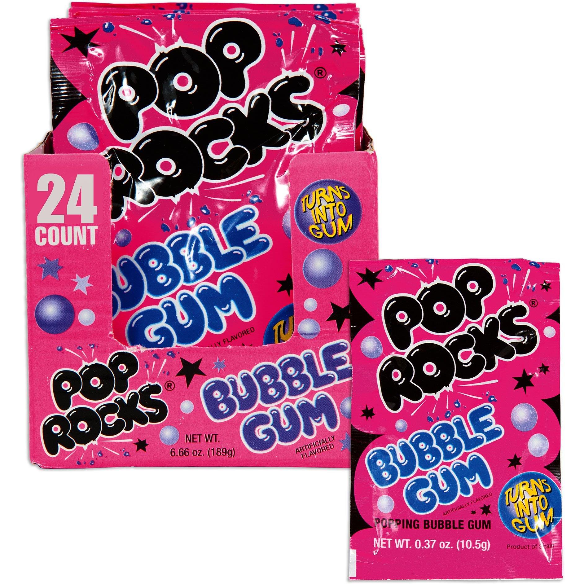 Pop Rocks Bubble Gum 24ct