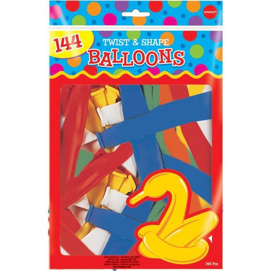 144ct, Animal Twist & Shape Balloons