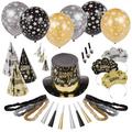 Kit for 50 - Black Tie Affair New Year's Eve Party Kit, 150pc