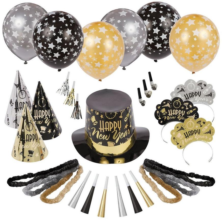 Kit For 50 - Black Tie Affair New Year's Party Kit