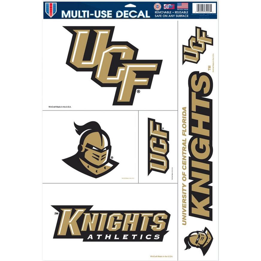 UCF Knights Cling Decals 5ct
