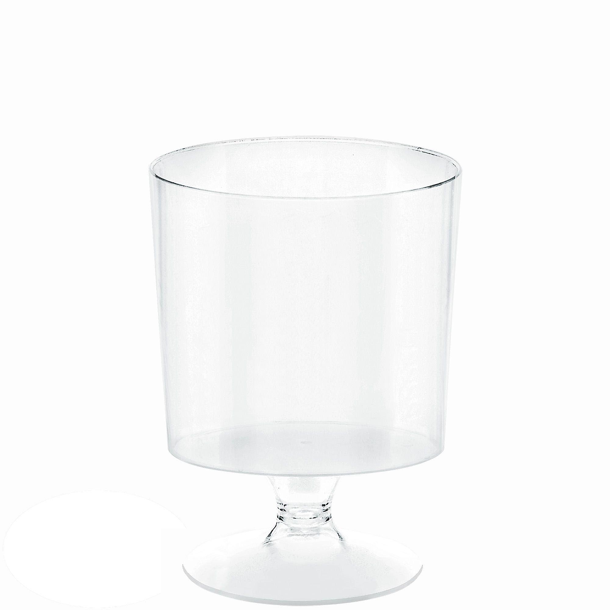 Plastic Cup- Clear Oval Mini Cup Lid Spoon, Smarty Had A Party