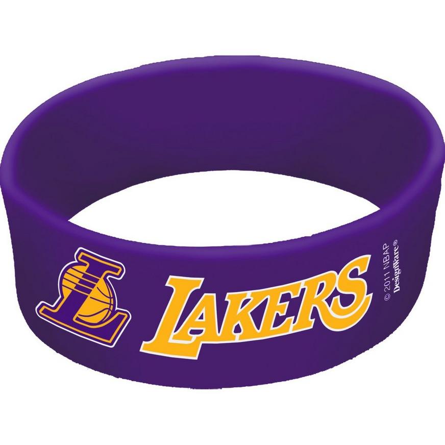 Los Angeles Lakers Wristbands 6ct