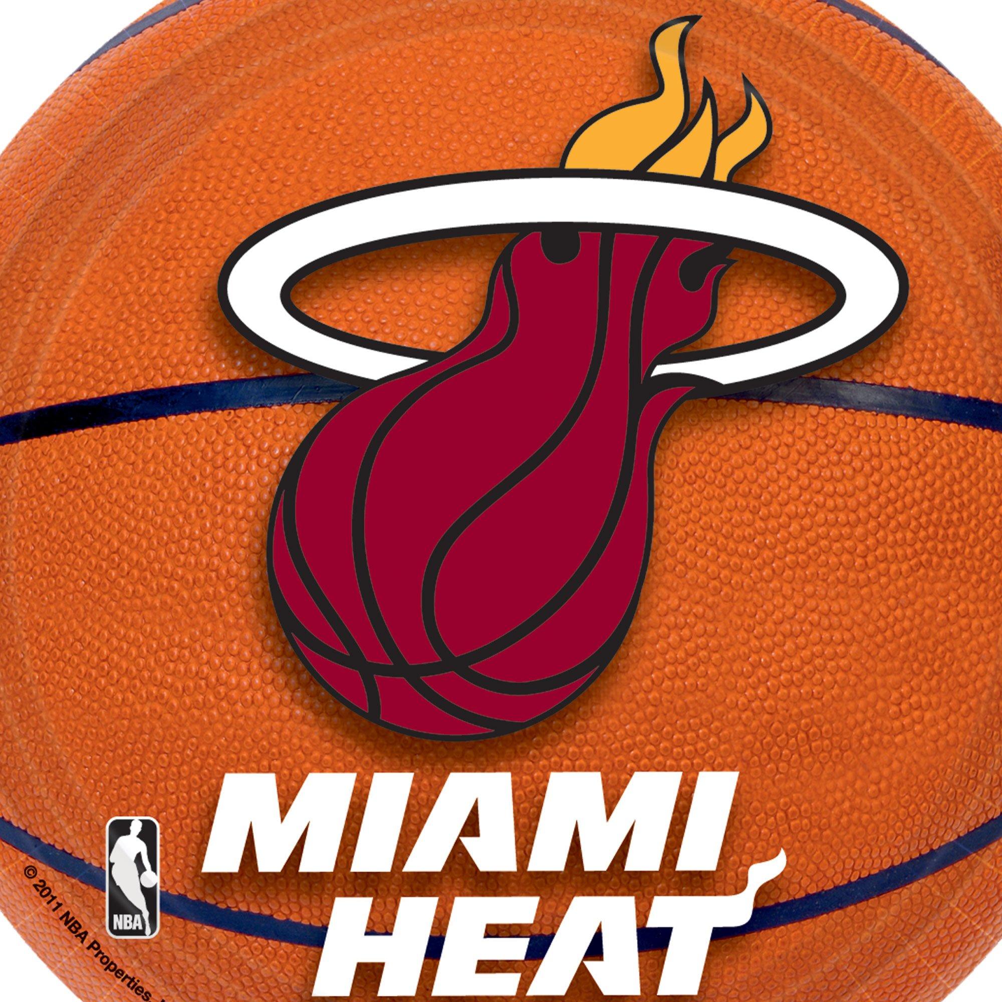 Miami Heat Dessert Plates 8ct