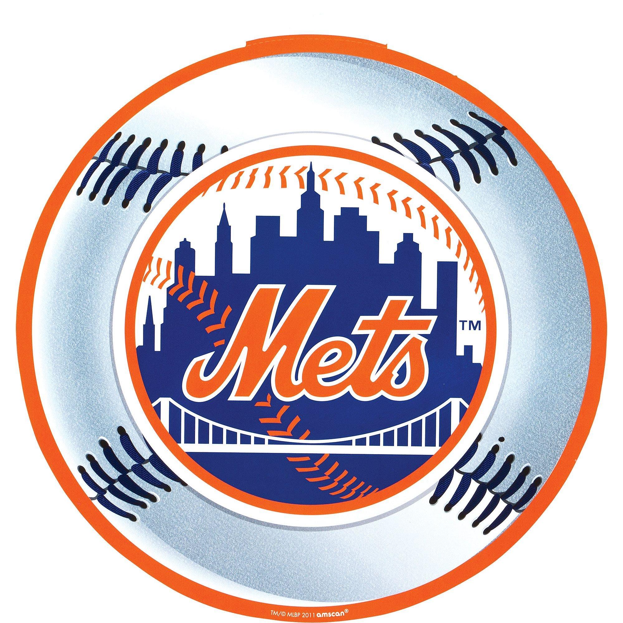 New York Mets Wordmark Logo (2012) - Mets scripted in orange with