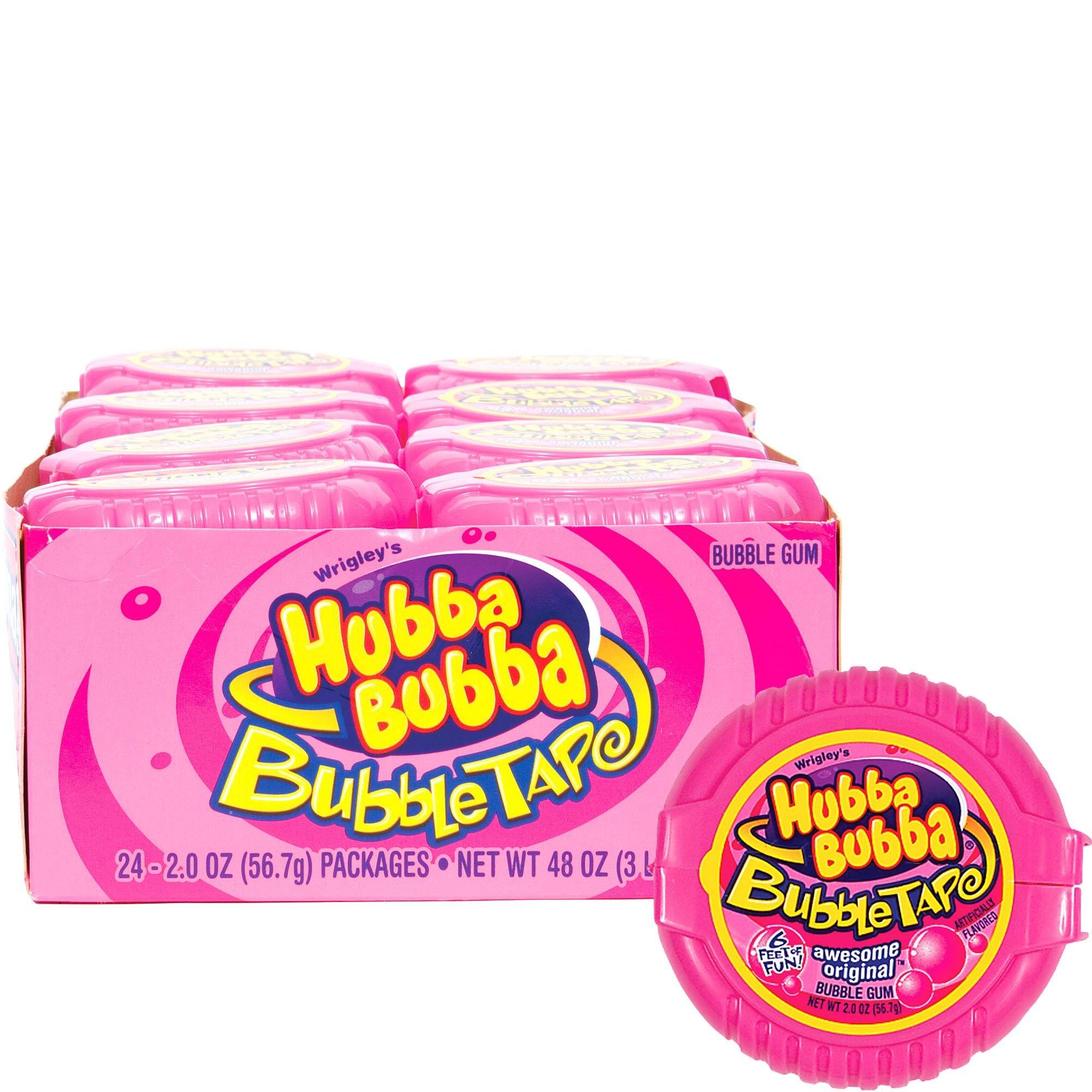 Hubba Bubba Bubble Tape Bubble Gum, Awesome Original - 6 pack, 2 oz packages