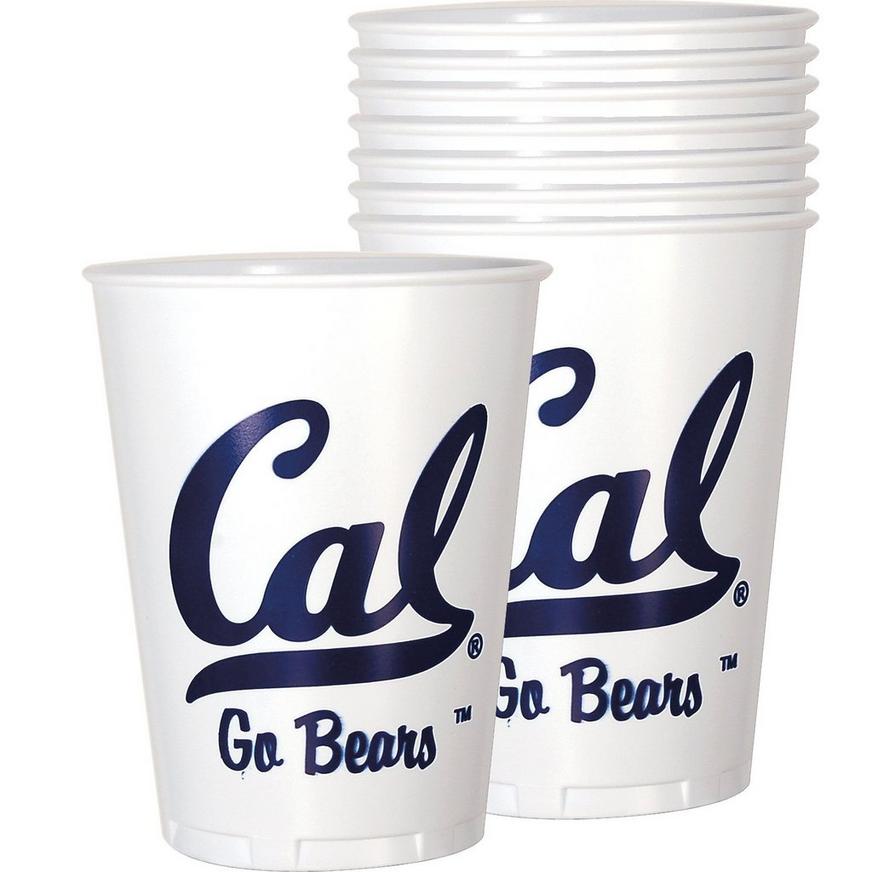 Cal Bears Plastic Cups 8ct