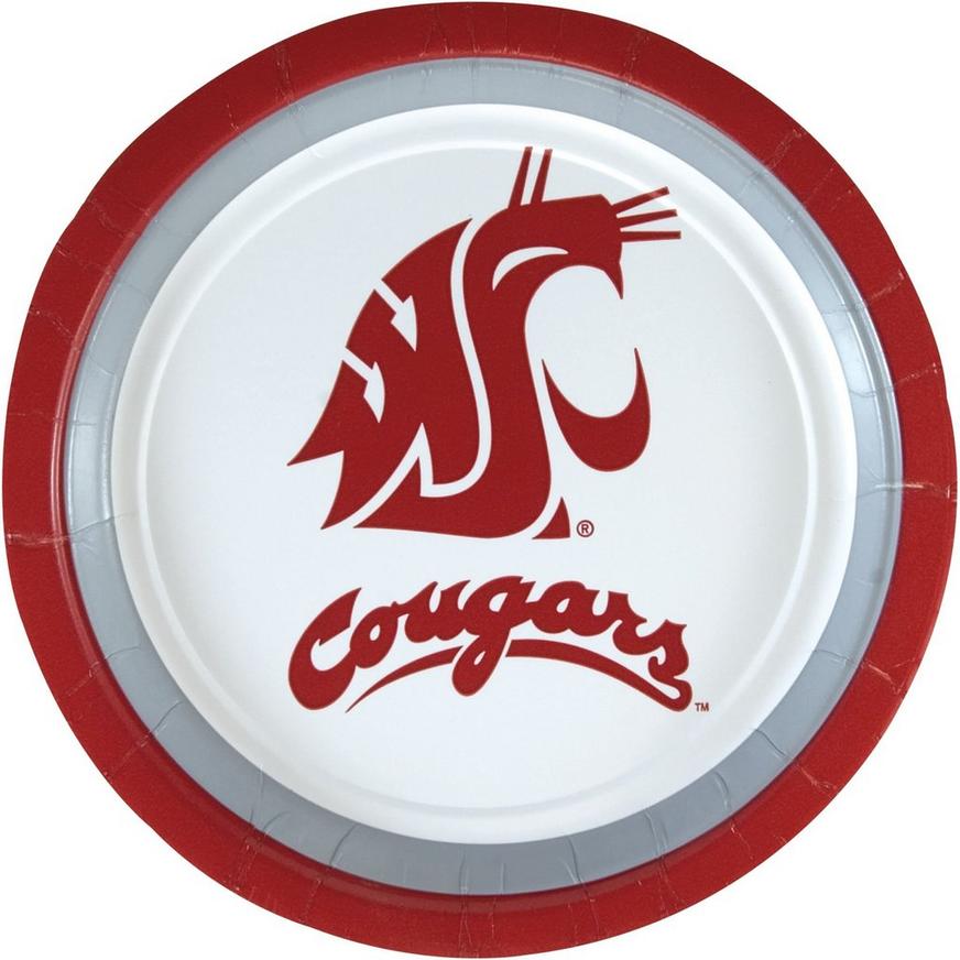 Washington State Cougars Lunch Plates 10ct