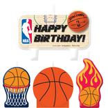 Spalding Basketball Birthday Candles 4ct