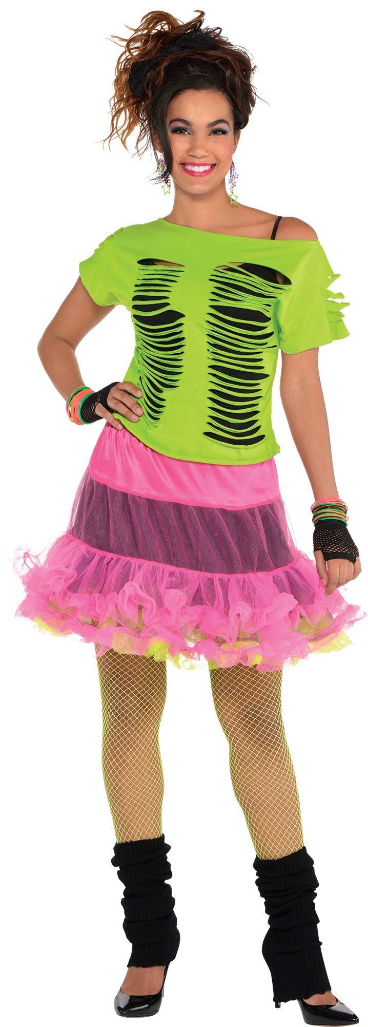 Neon Green Ripped T-Shirt | Party City