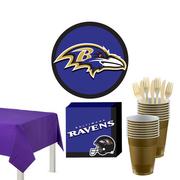 Baltimore Ravens Party Kit for 18 Guests