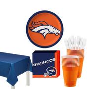 Super Denver Broncos Party Kit for 18 Guests