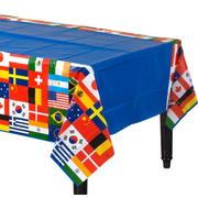 International Flags Plastic Table Cover