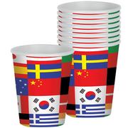 International Flag Cups 8ct