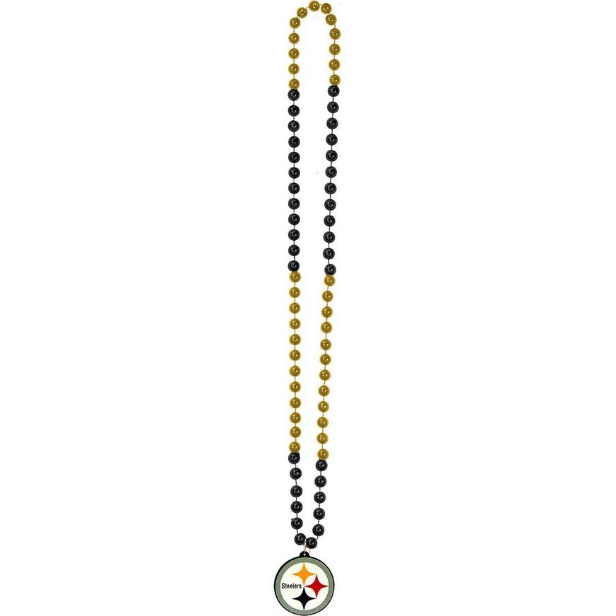 Pittsburgh Steelers Pendant Bead Necklace