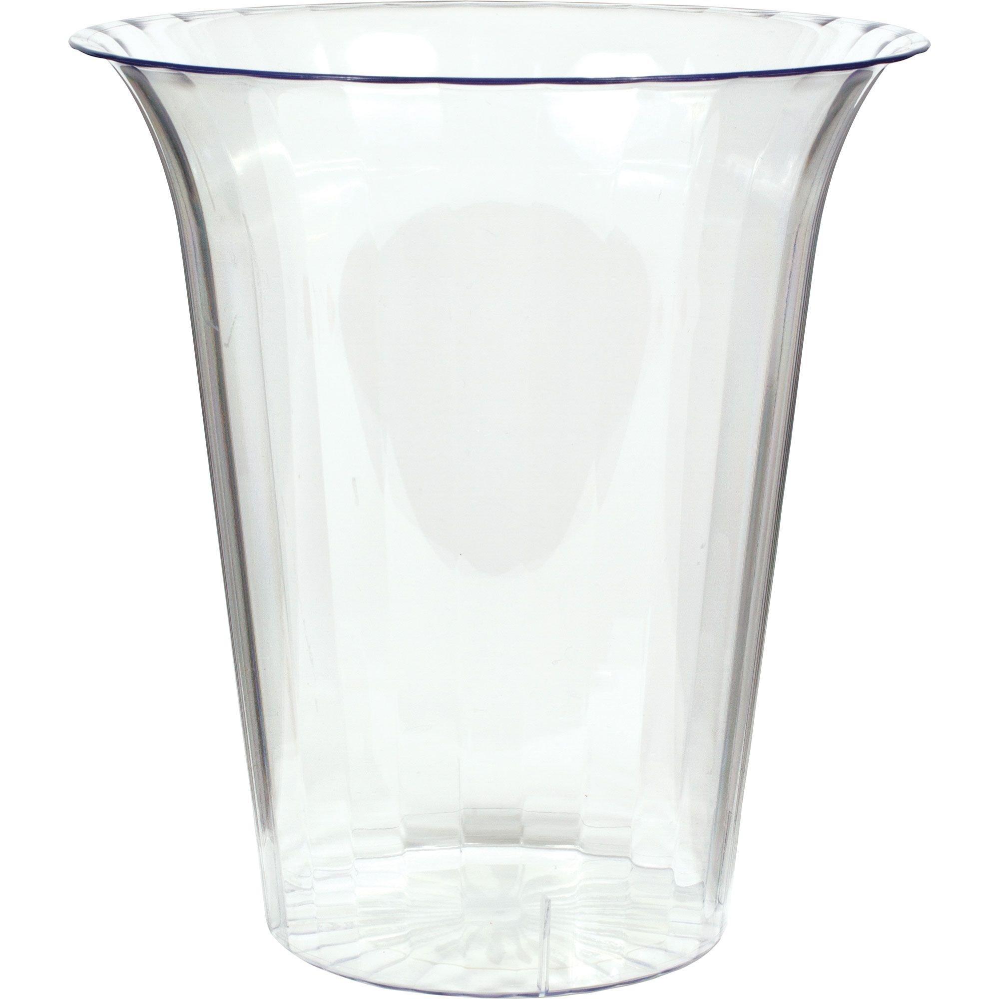 Round Clear Plastic Candy Container - 6″ x 2-1/2″ - 180C