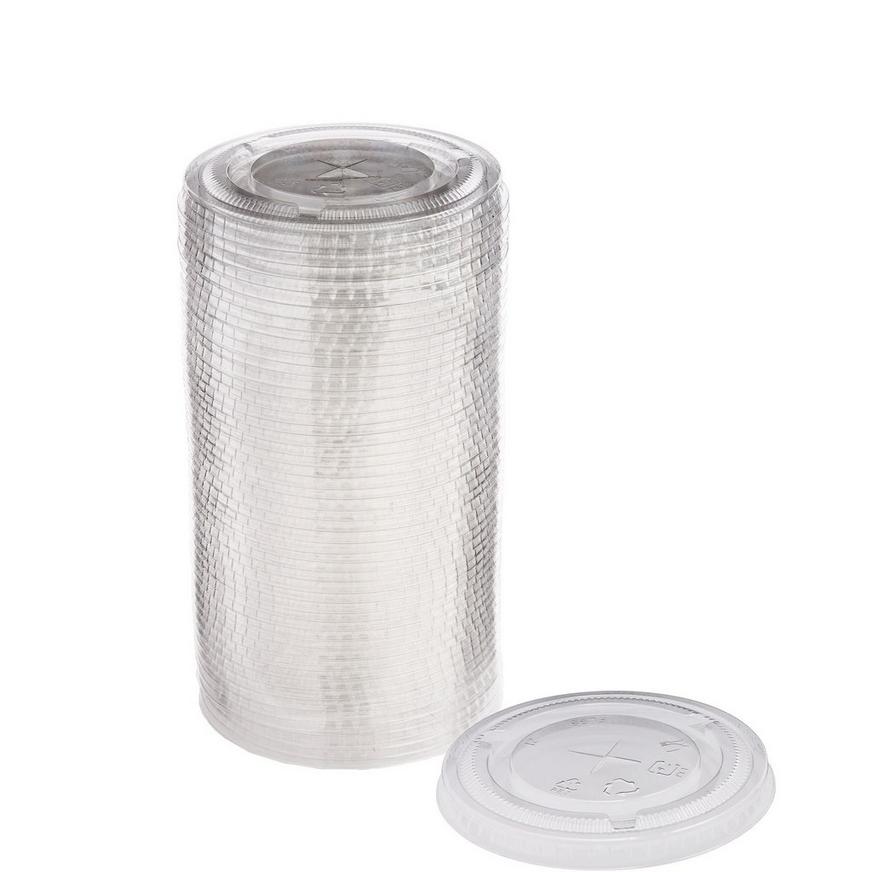 100 Sets 16 Oz Clear Plastic Cups W Straw Slot Lid Pet Crystal Disposable 16oz for sale online 