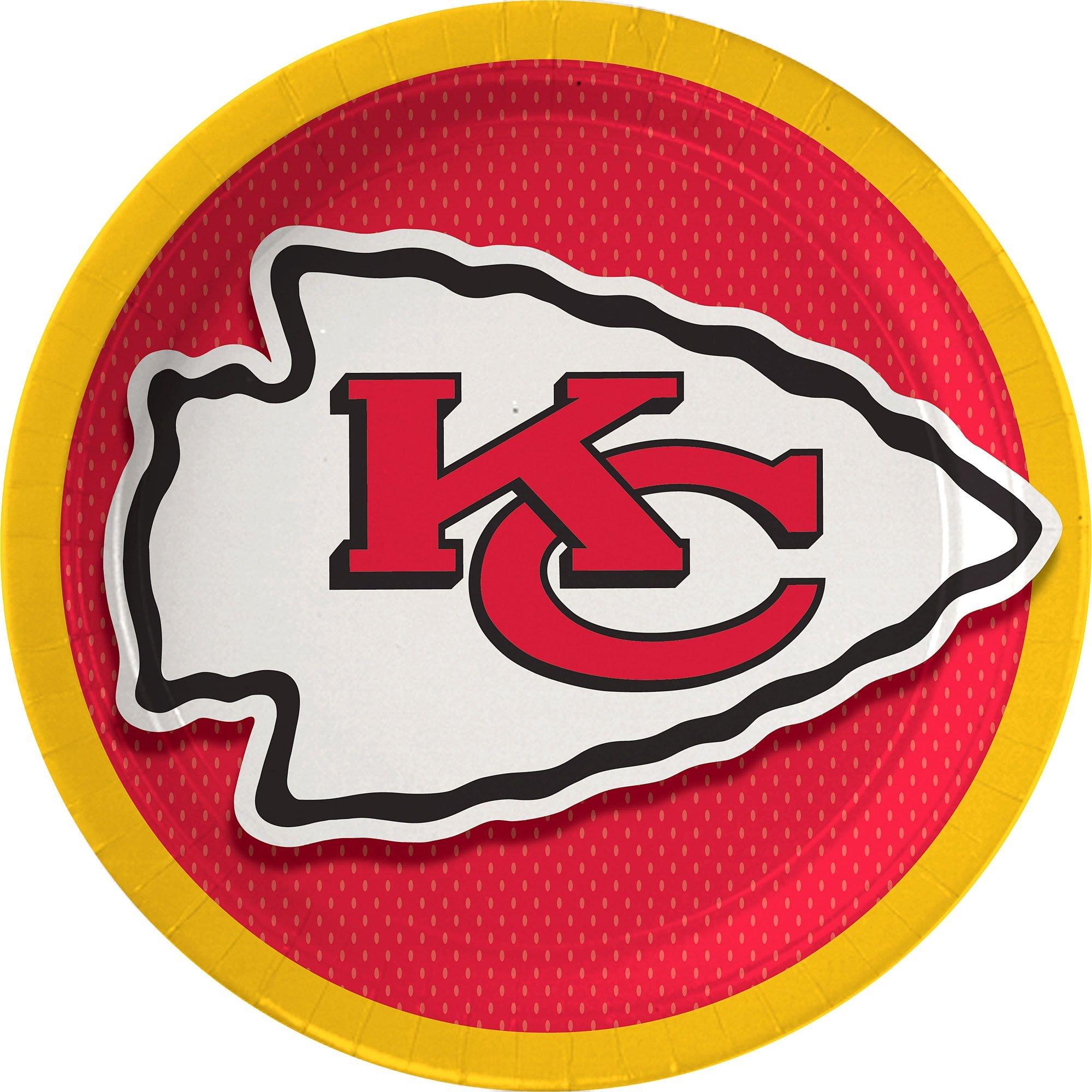 Kansas City Chiefs Lunch Plates 18ct Party City