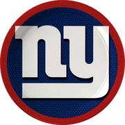NEW YORK GIANTS PERSONALIZED ROUND BIRTHDAY PARTY STICKERS FAVORS ~VARIOUS SIZES 