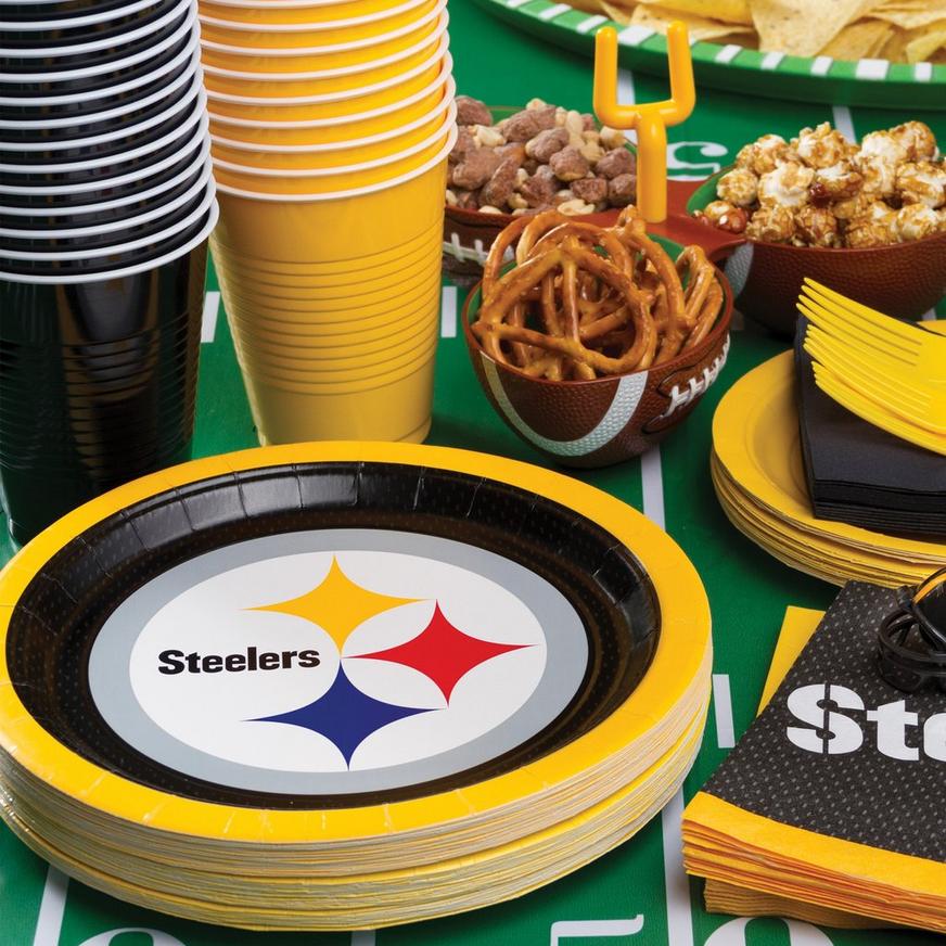 Pittsburgh Steelers Paper Lunch Plates, 9in, 18ct