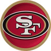 San Francisco 49ers Lunch Plates 18ct