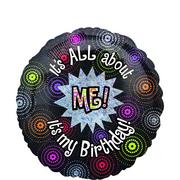 Happy Birthday Balloon 18in - It's All About Me, 18in