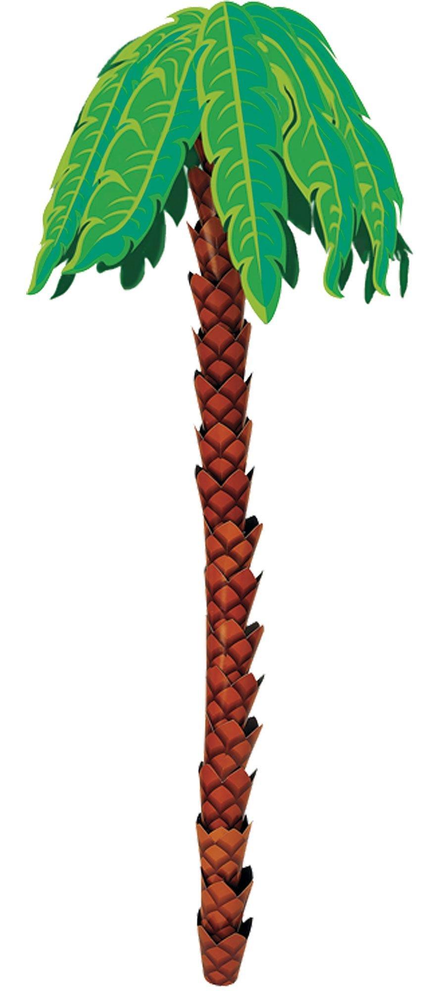 Hanging 3D Palm Tree Decoration 8in x 32in Party City
