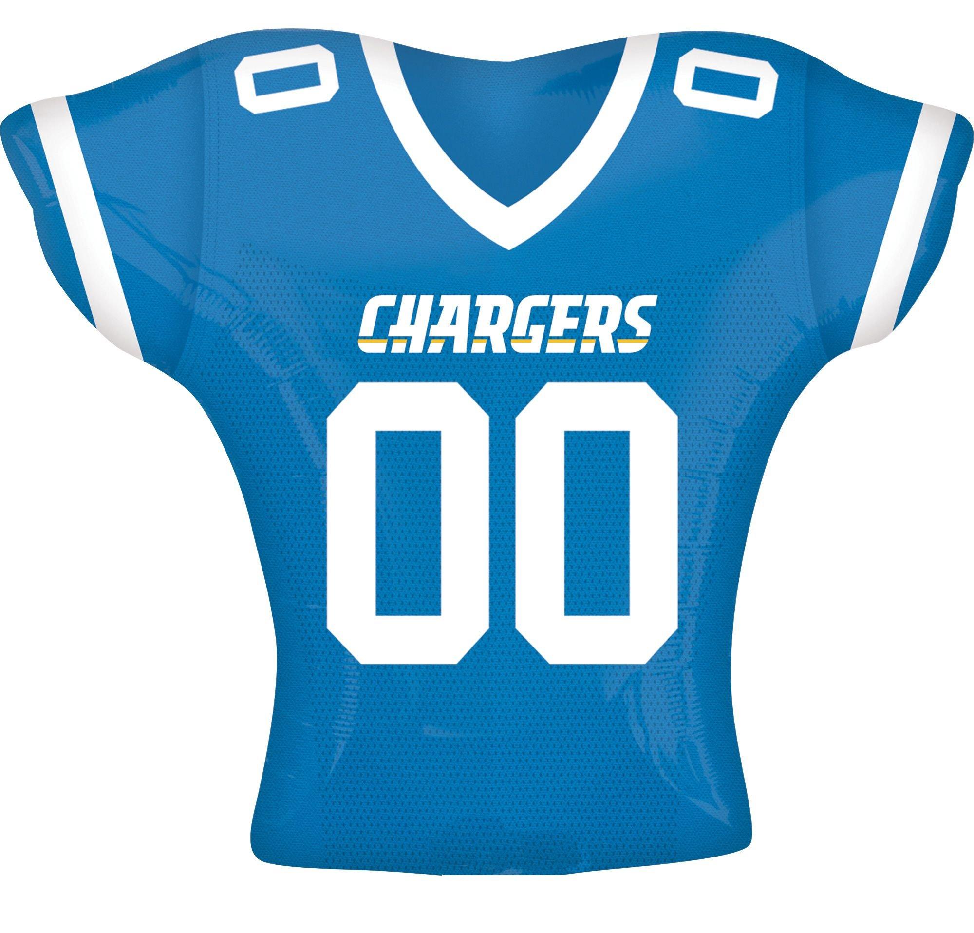 Anagram 58808 24 in. La Chargers Jersey Foil Balloon
