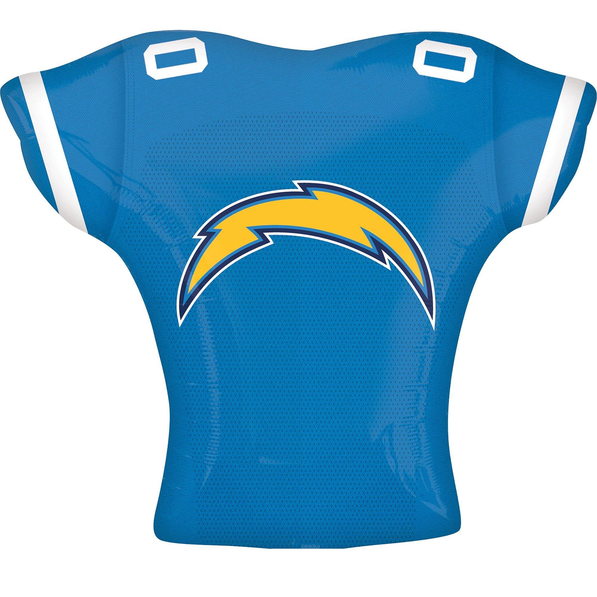 Anagram 58808 24 in. La Chargers Jersey Foil Balloon