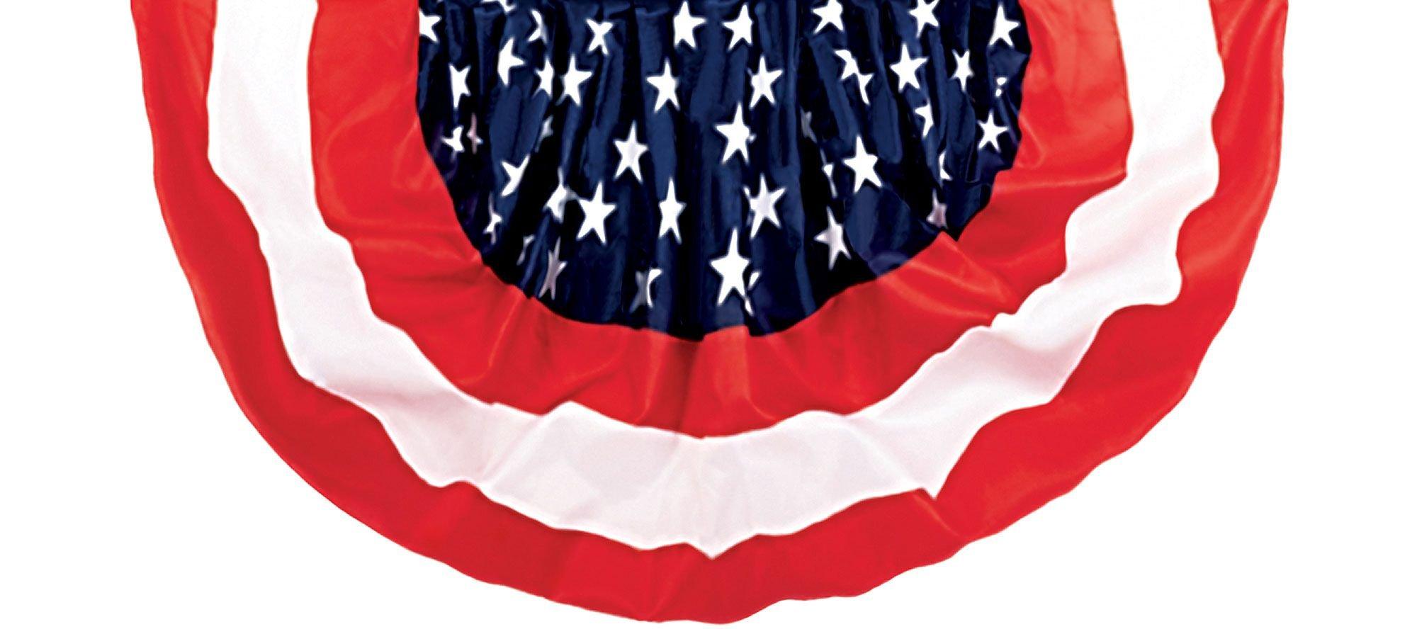 Large Patriotic American Flag Bunting