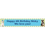Custom Party Pups Banner 6ft