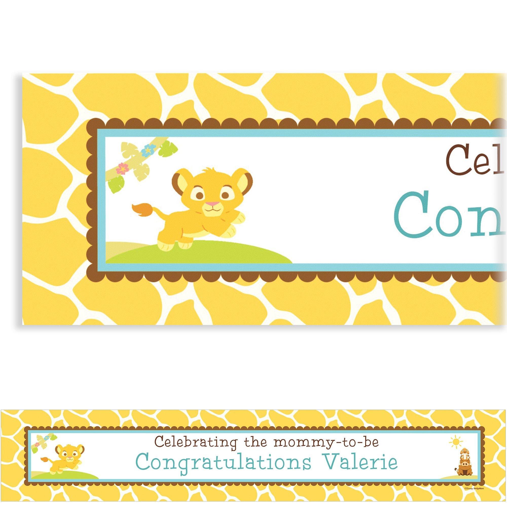 Custom Lion King Baby Shower Baby Shower Banner 6ft