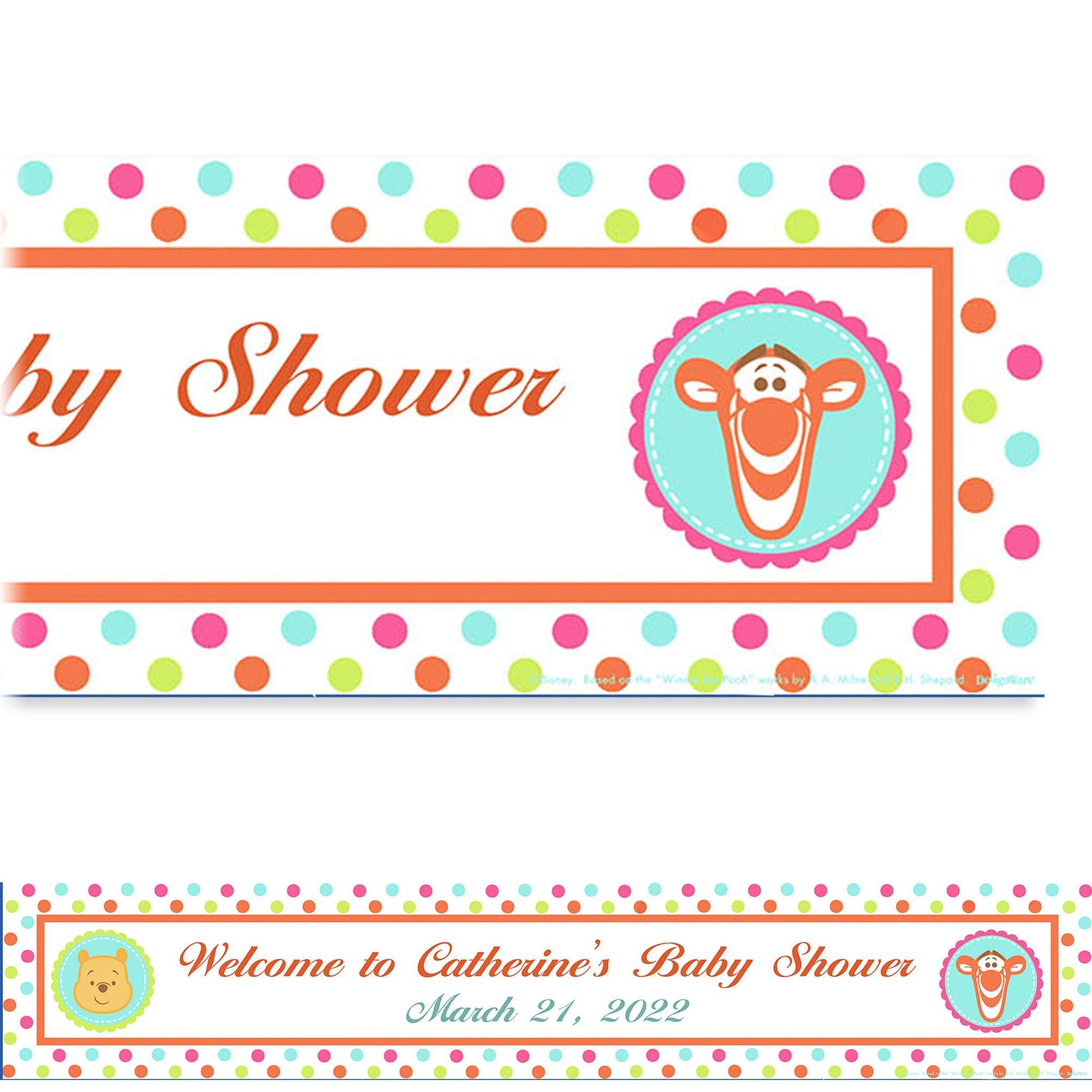 Custom Winnie the Pooh Baby Shower Baby Shower Banner 6ft