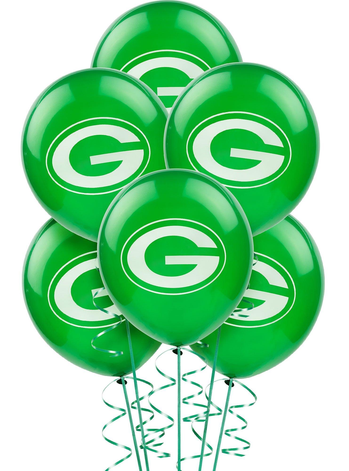 6ct, Green Bay Packers Balloons