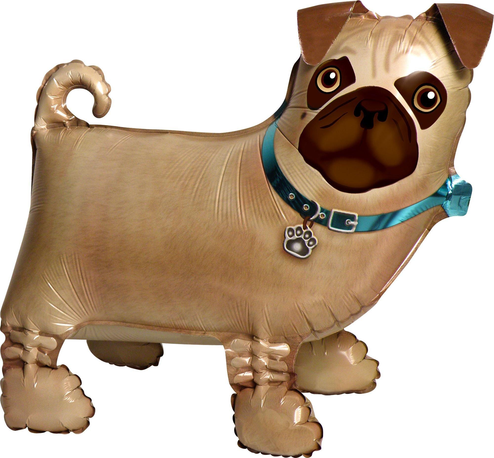 Precious Pug Balloon Buddy 19in x 17in | Party City