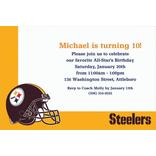 Custom Pittsburgh Steelers Invitations