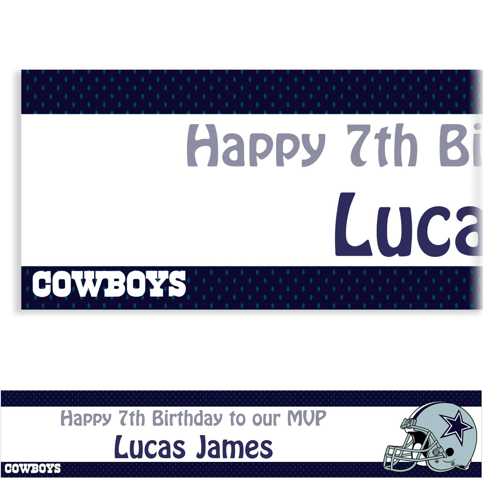 Dallas Cowboys Invitations (Digital or Printed and Shipped)