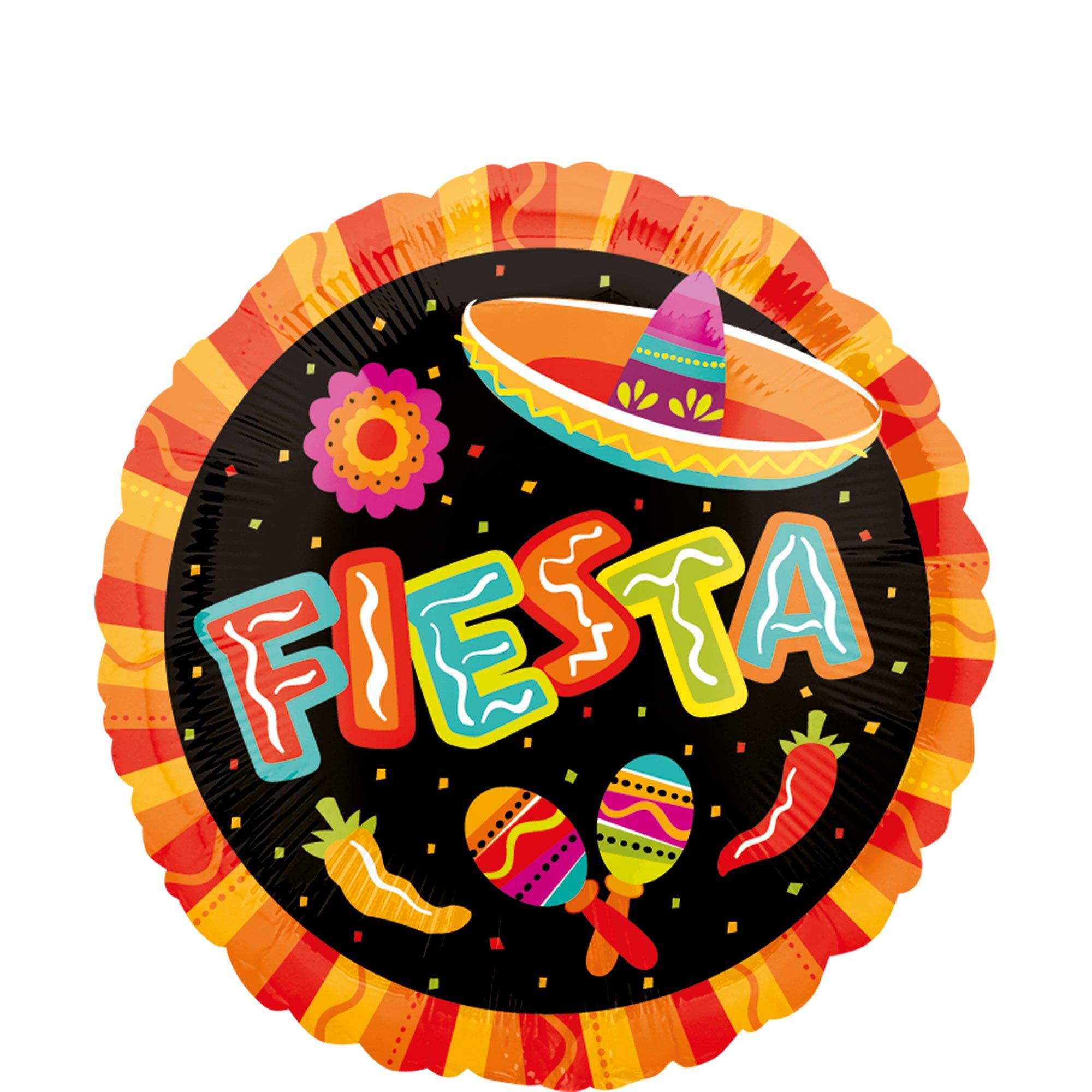 Fiesta Balloon - Round, 17in